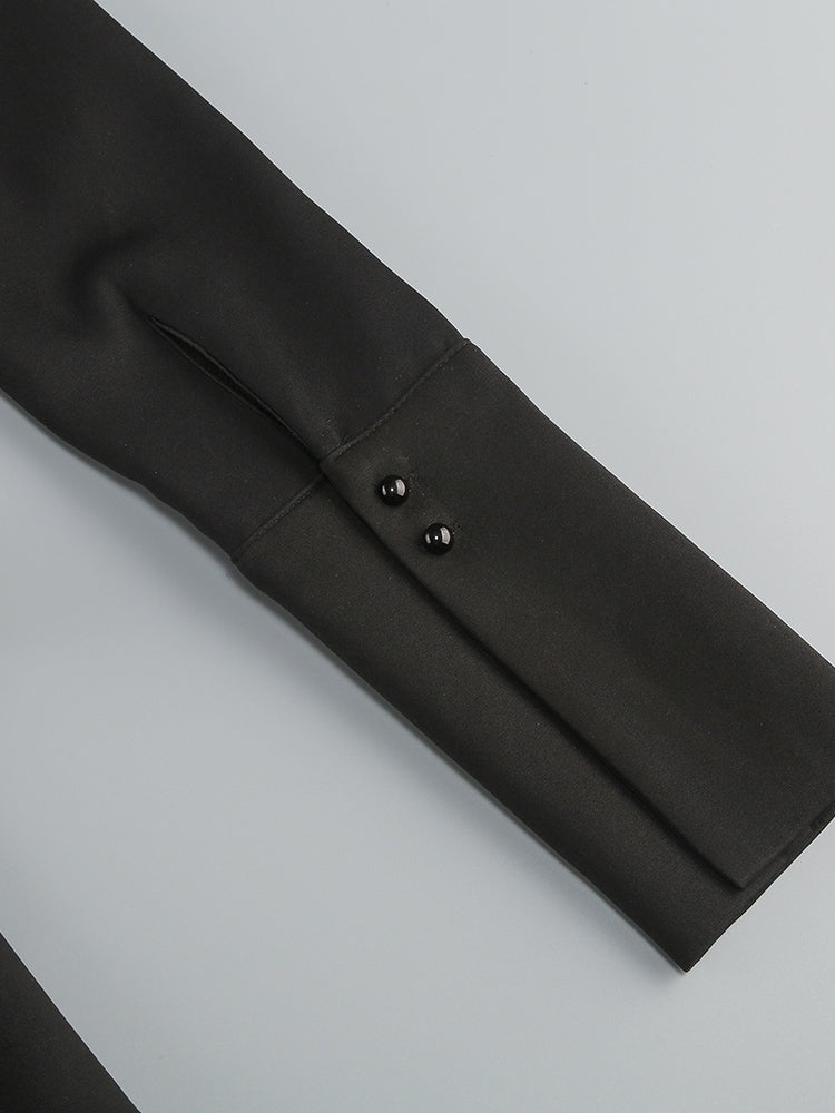 Rotes A-Linien-Kleid mit Kristall