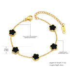 Muschel-Blumen-Armband