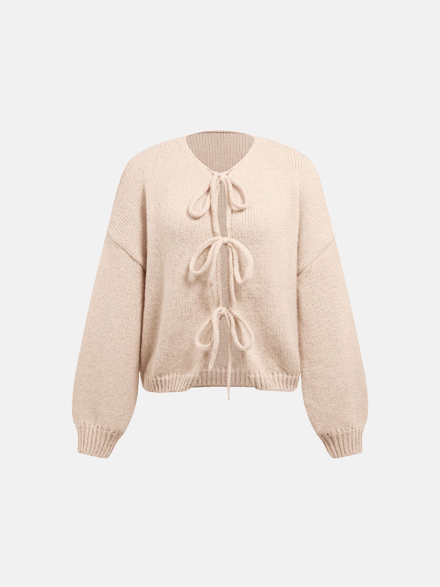 Eleganter Damen-Strickjackenpullover