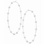 Perlen-Ohrringe rund