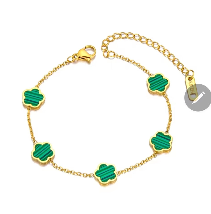 Muschel-Blumen-Armband