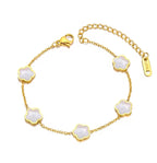 Muschel-Blumen-Armband