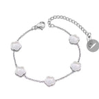 Muschel-Blumen-Armband
